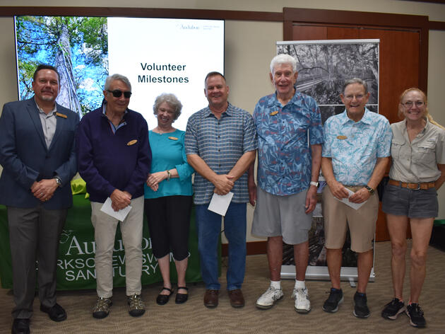 Corkscrew Volunteers Recognized for Service Milestones