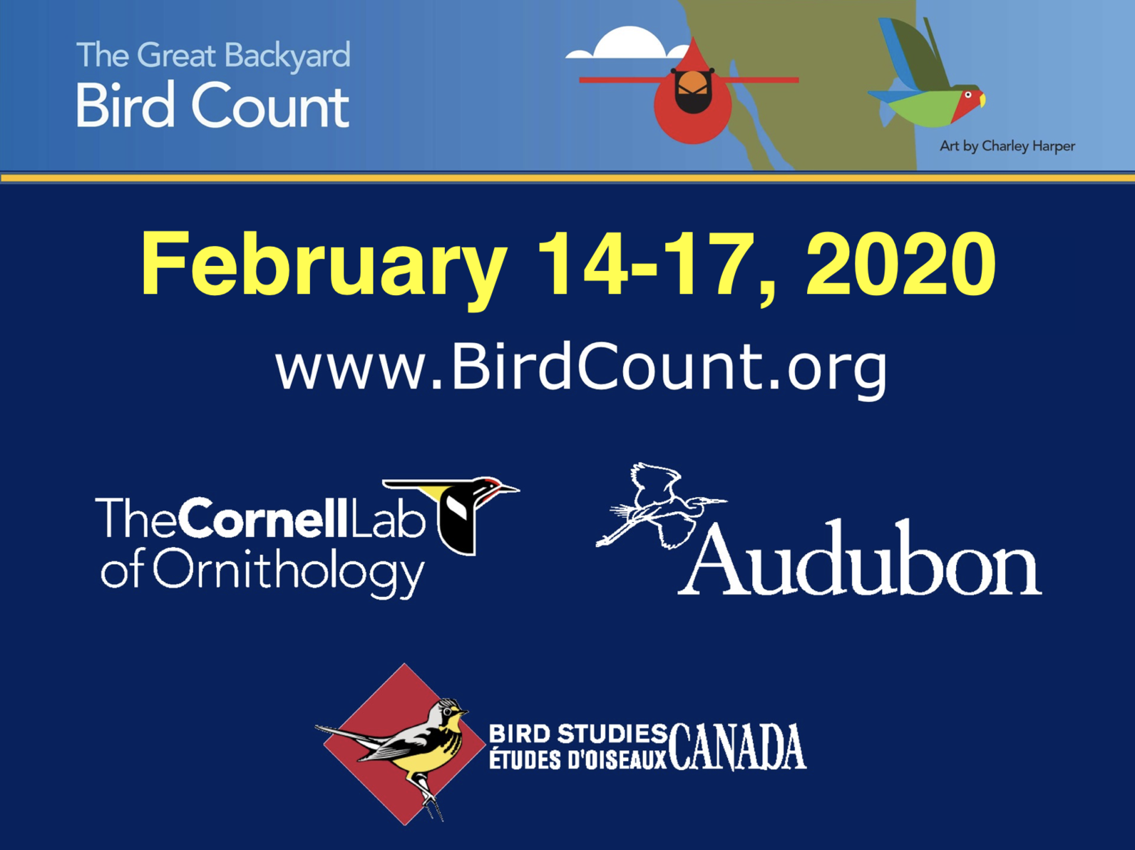Image result for great backyard bird count 2020