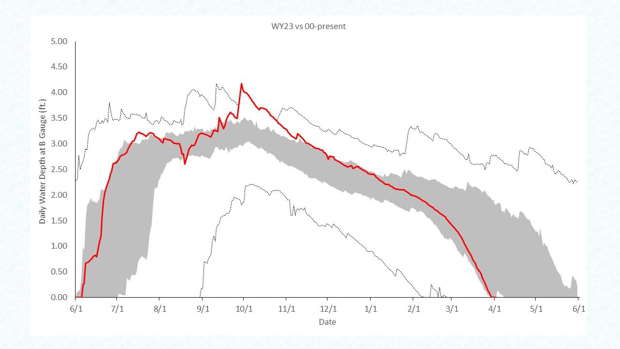 water level graph